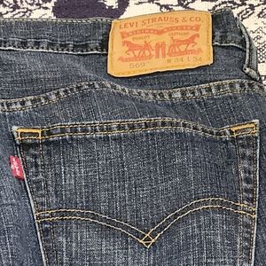 Levi's Men Dark Blue Boot Cut Jeans